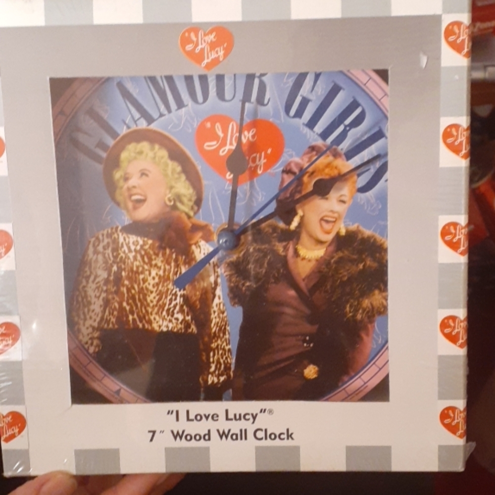 I love lucy  7' wood wall clock